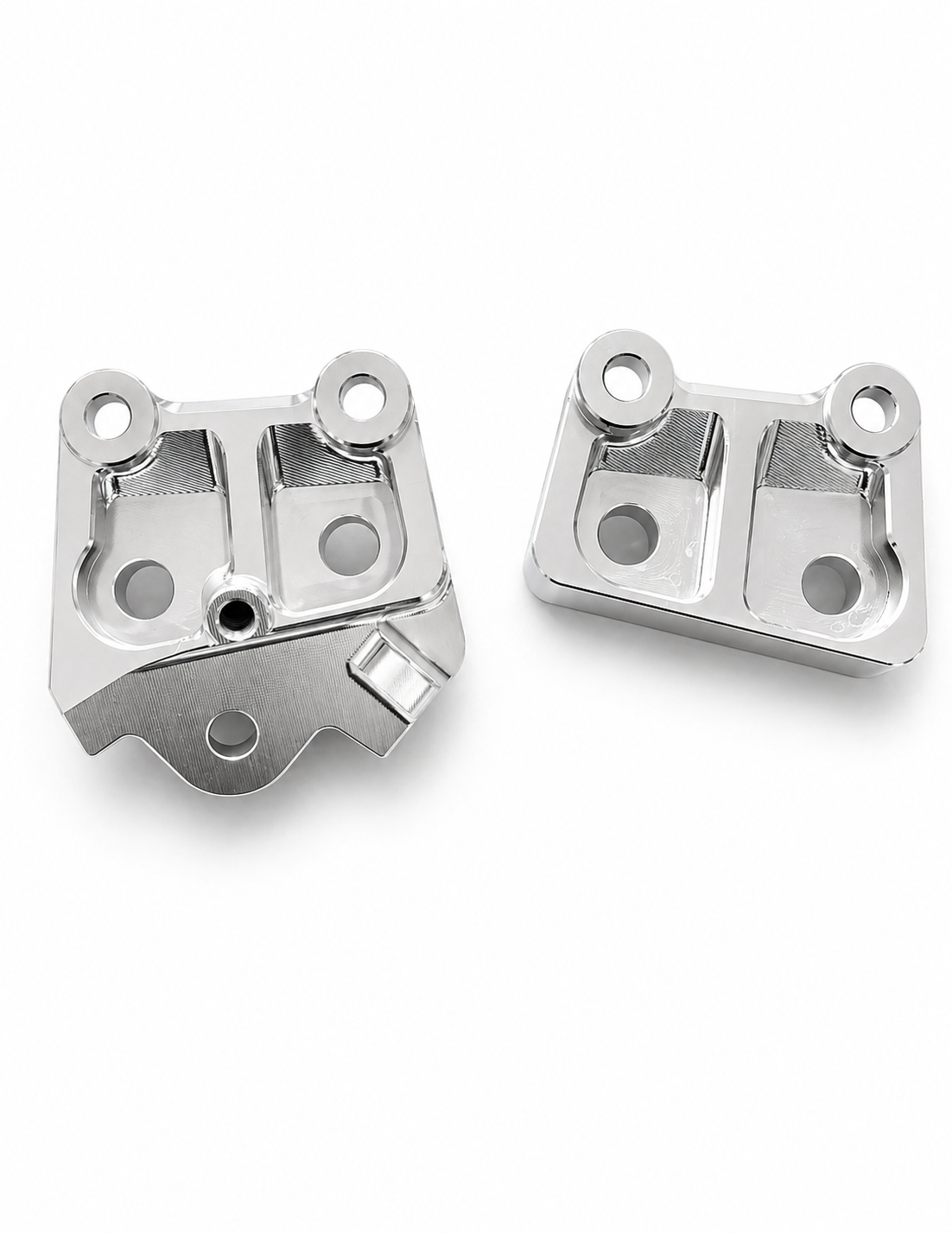 Talaria XXX Metal Foot Peg Brackets | CNC Upgrade Mounts (Black & Chrome)