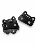 Talaria XXX Metal Foot Peg Brackets | CNC Upgrade Mounts (Black & Chrome)