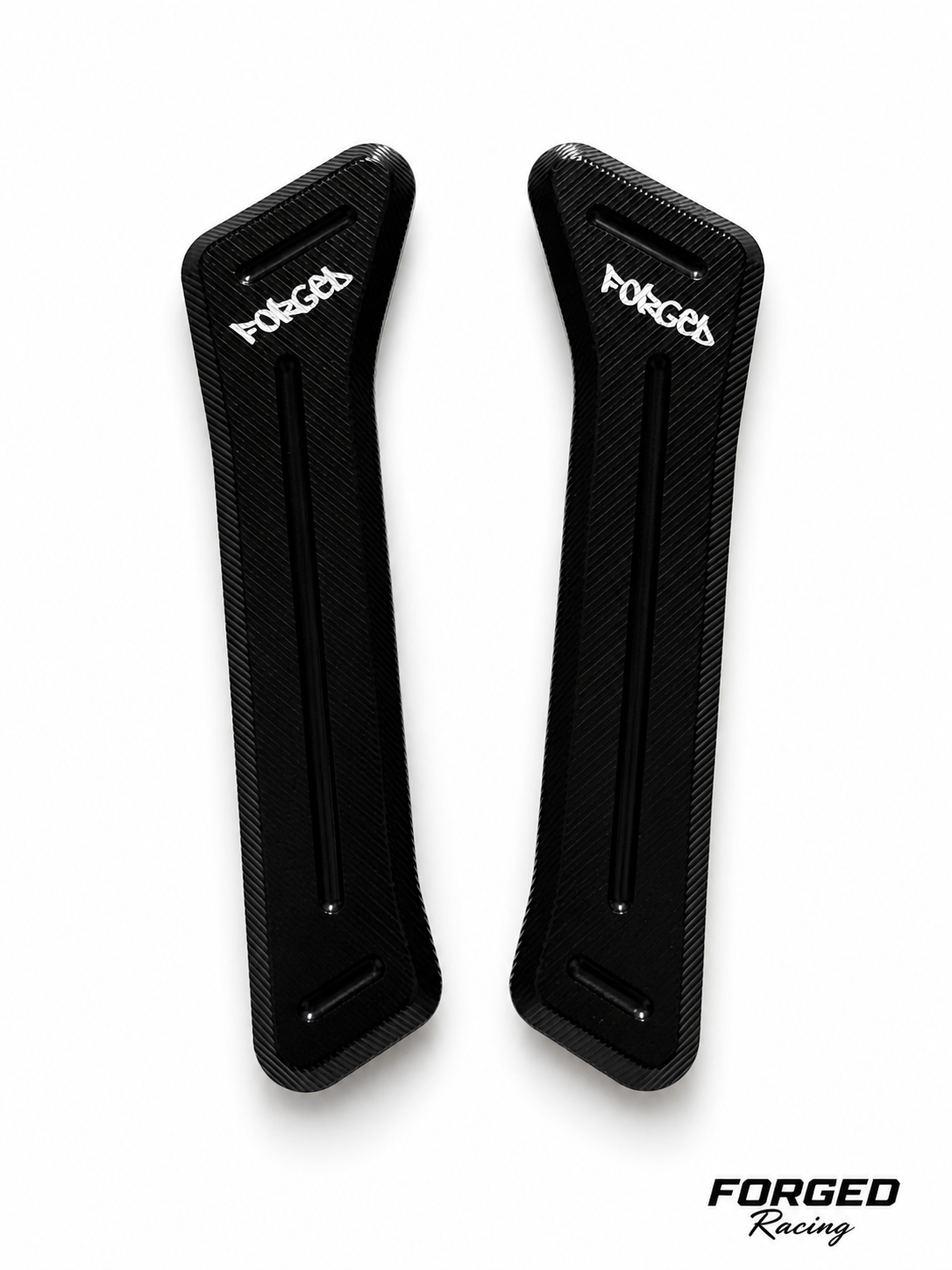 Surron Ultra Bee Metal Battery Guards | CNC Replacement (Black & Chrome)