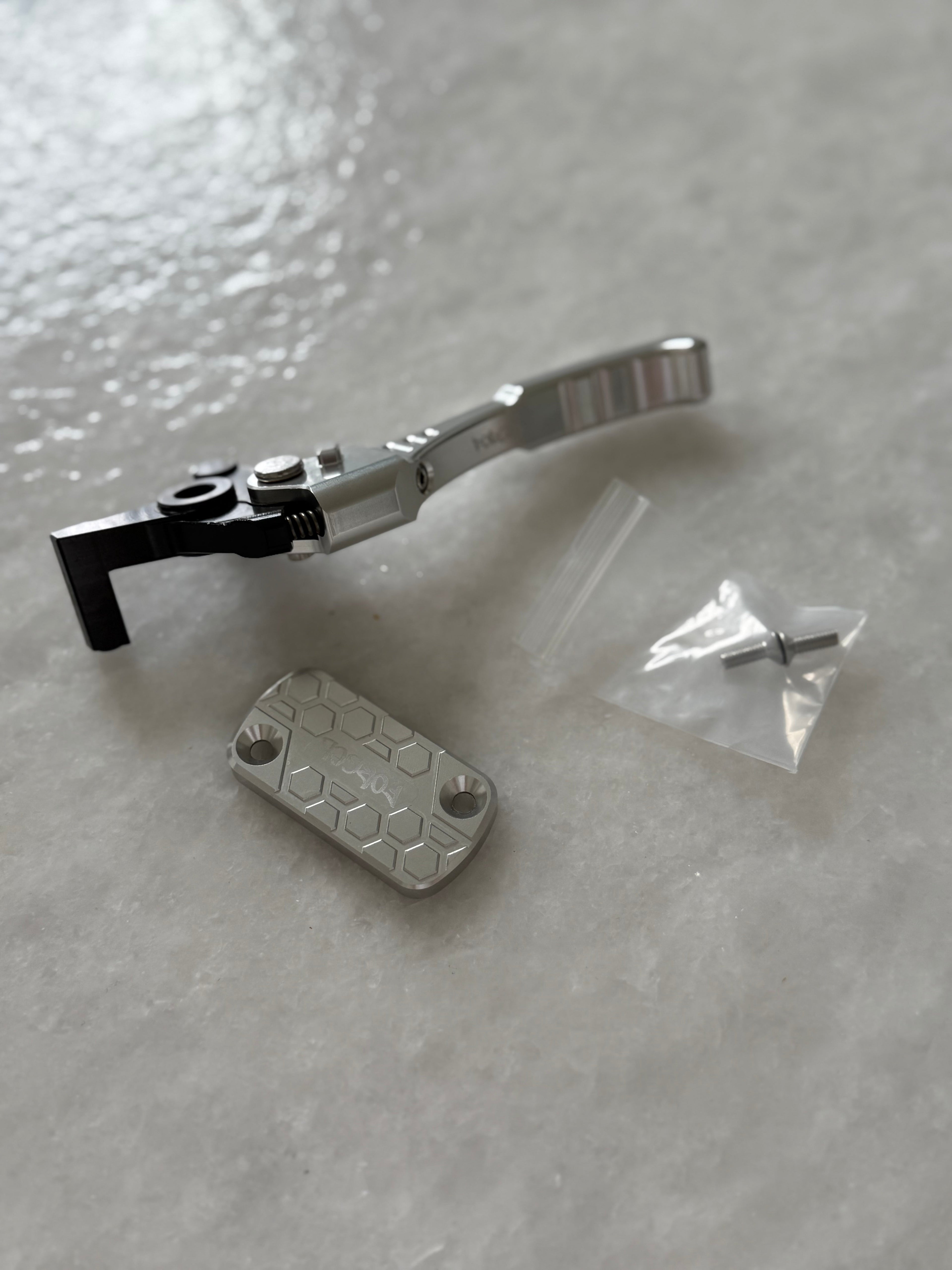 Sur-Ron Ultra Bee Brake Upgrade Kit | CNC Lever, Reservoir Cap & Hardware | Forged Racing