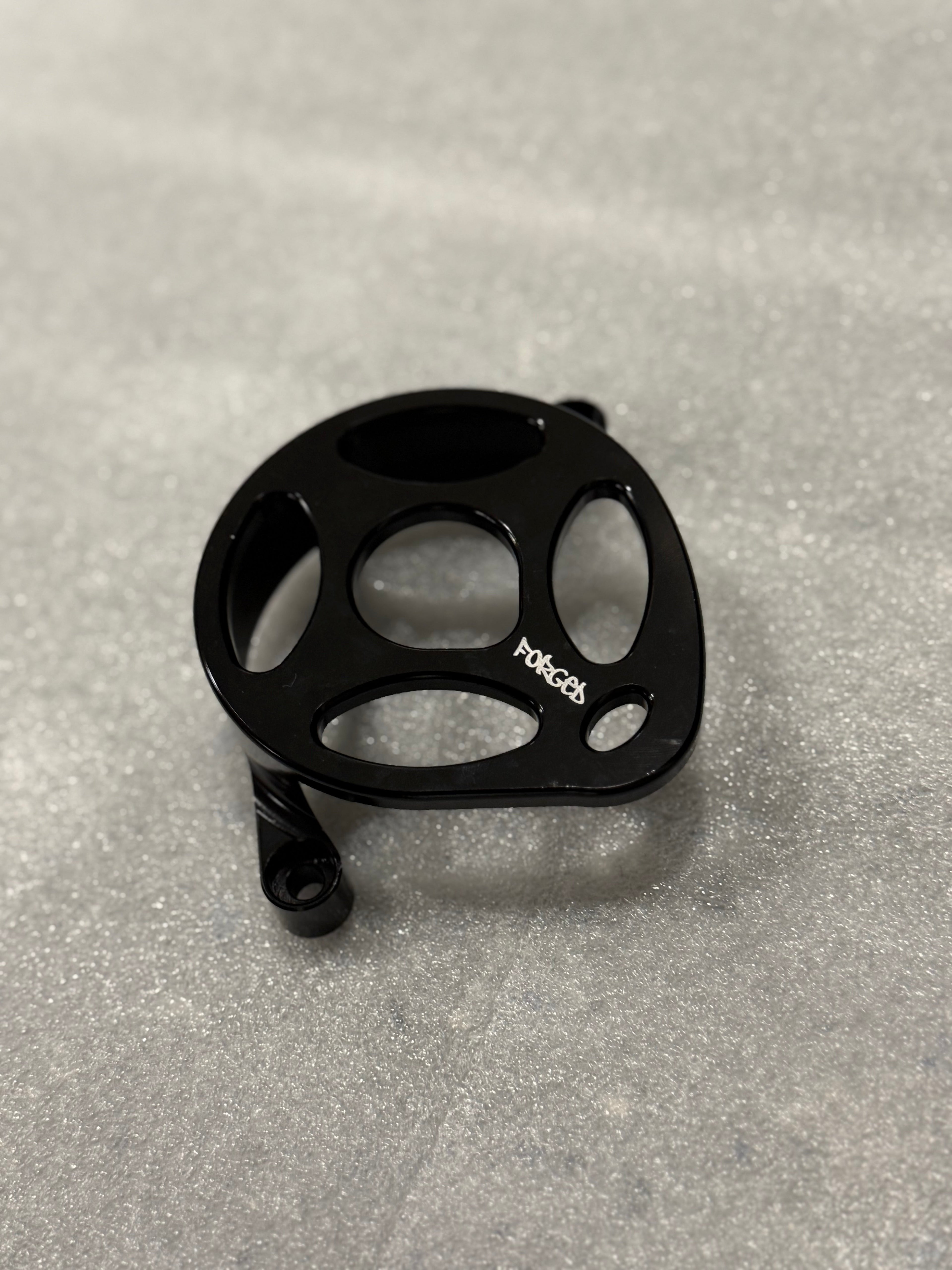 Surron Ultra Bee Metal Motor Cover | CNC Upgrade Replacement (Black & Chrome)