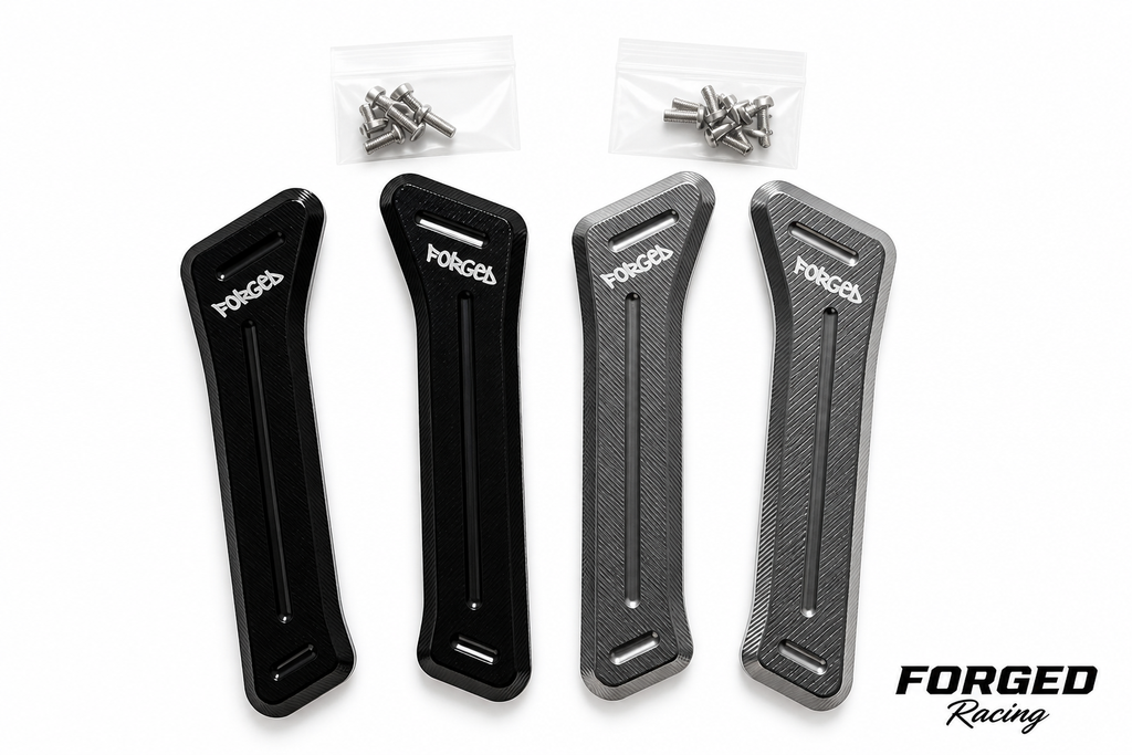 Surron Ultra Bee Metal Battery Guards | CNC Replacement (Black & Chrome)
