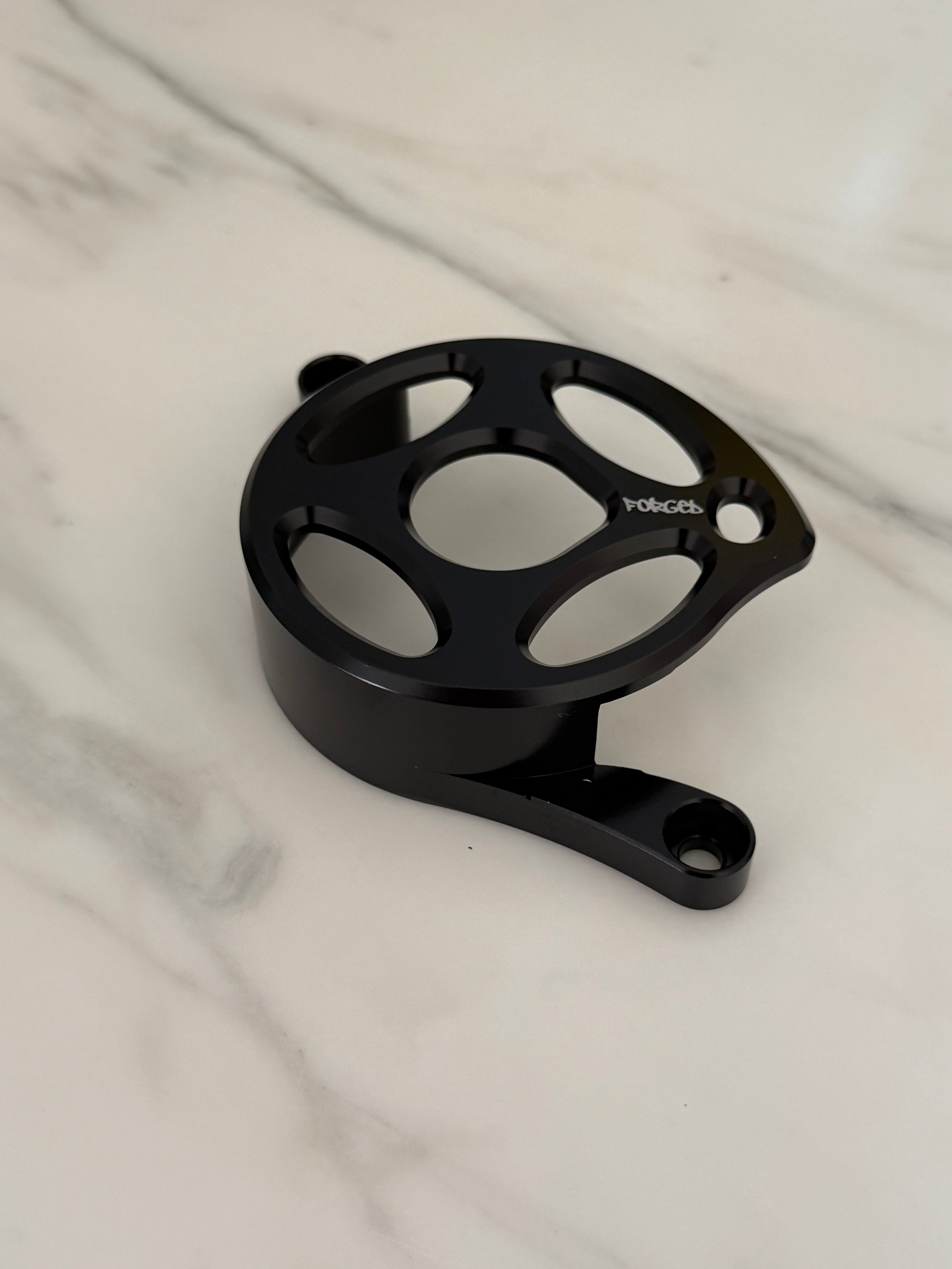 Surron Light Bee X & E-Ride Metal Motor Cover | CNC Upgrade Replacement (Black & Chrome)
