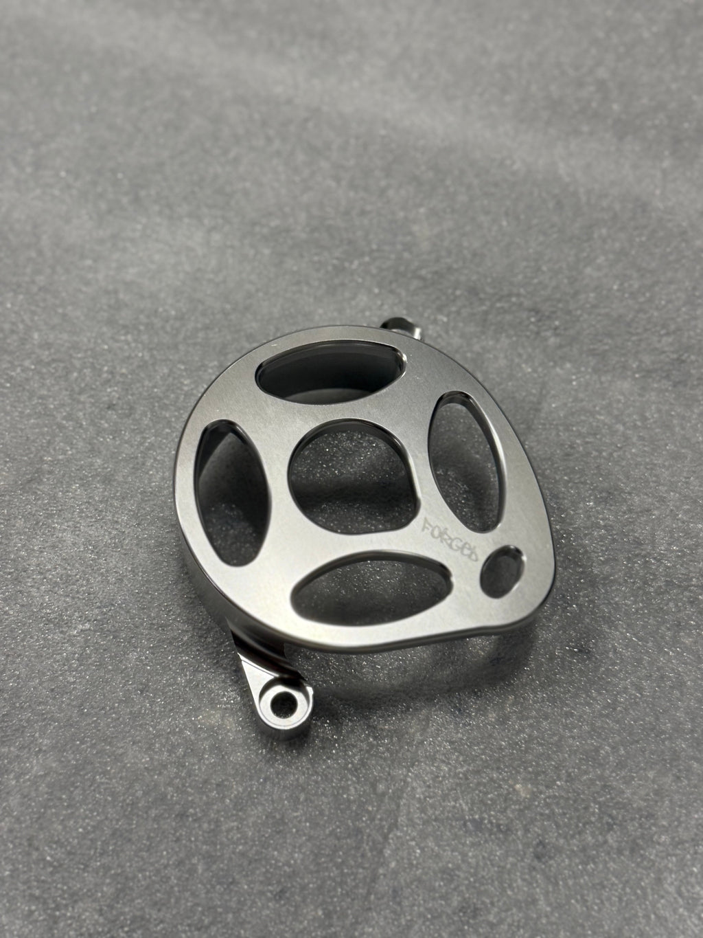 Surron Ultra Bee Metal Motor Cover | CNC Upgrade Replacement (Black & Chrome)