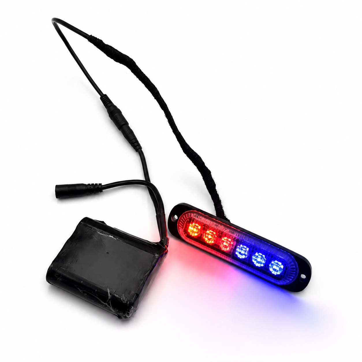 Battery Powered E-Moto Cop Lights