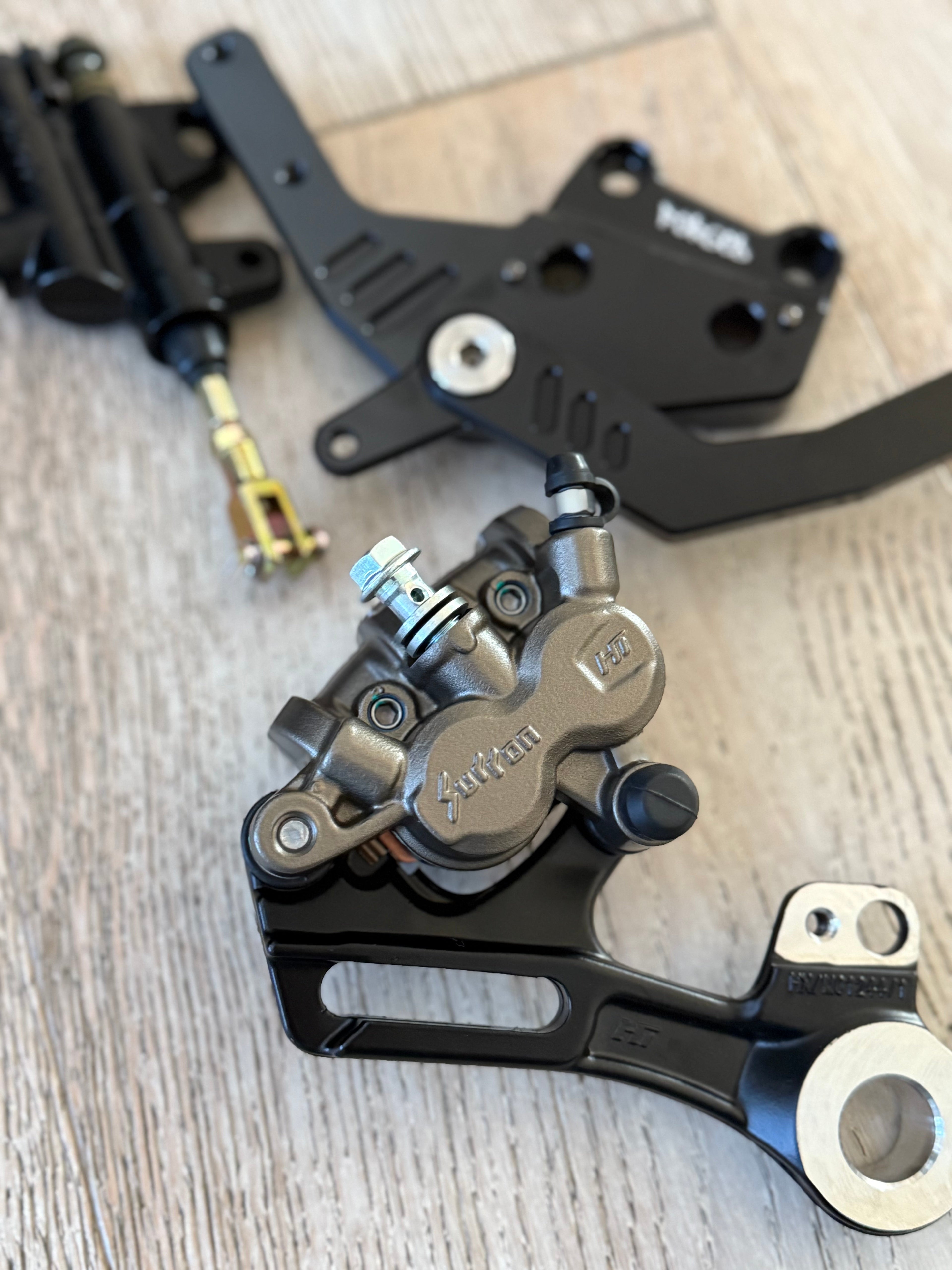 Talaria XXX Foot Brake Kit | Moto Style Rear Brake Conversion (Full Kit or Bracket Only) | Forged Racing