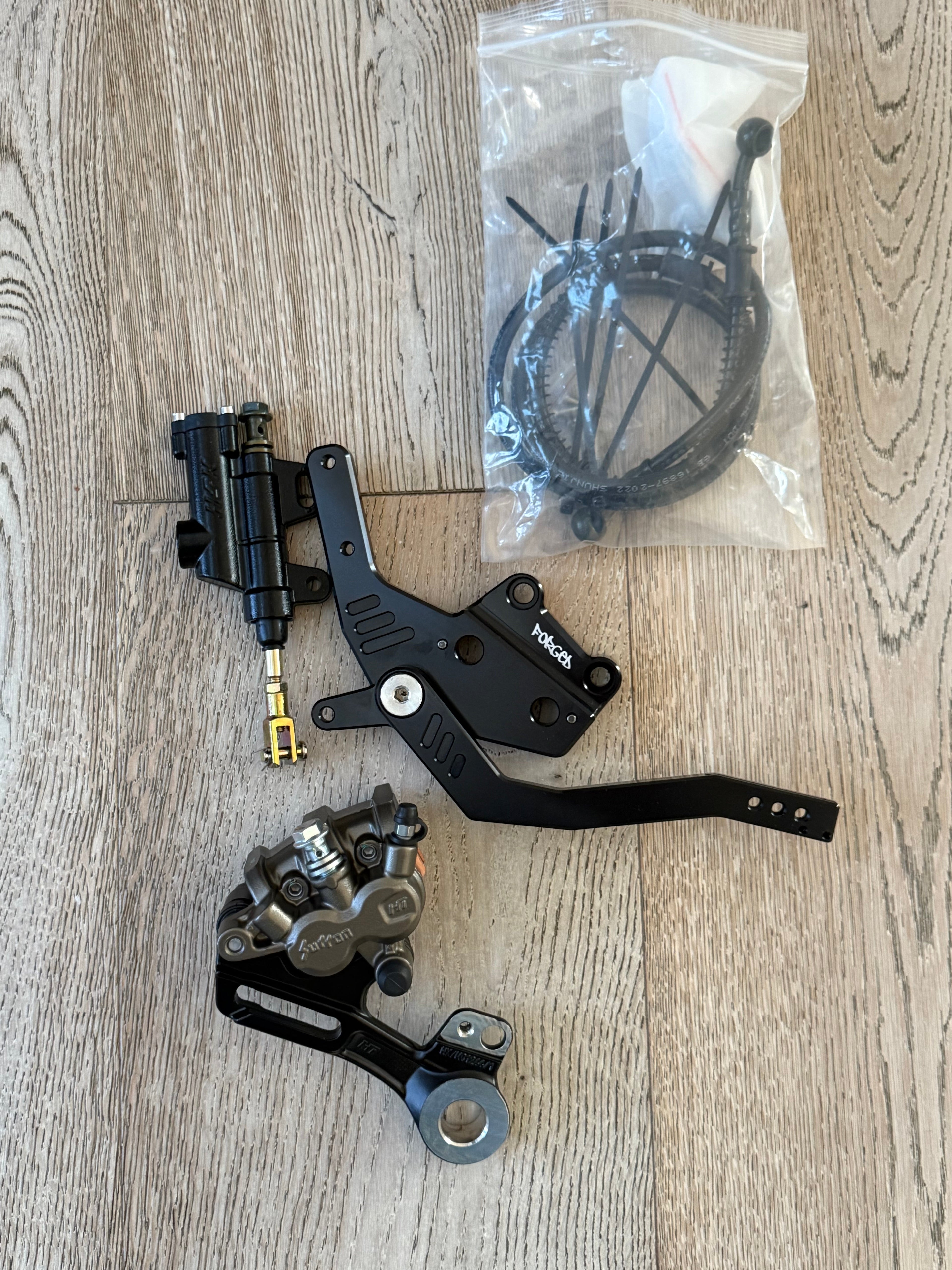 Talaria XXX Foot Brake Kit | Moto Style Rear Brake Conversion (Full Kit or Bracket Only) | Forged Racing