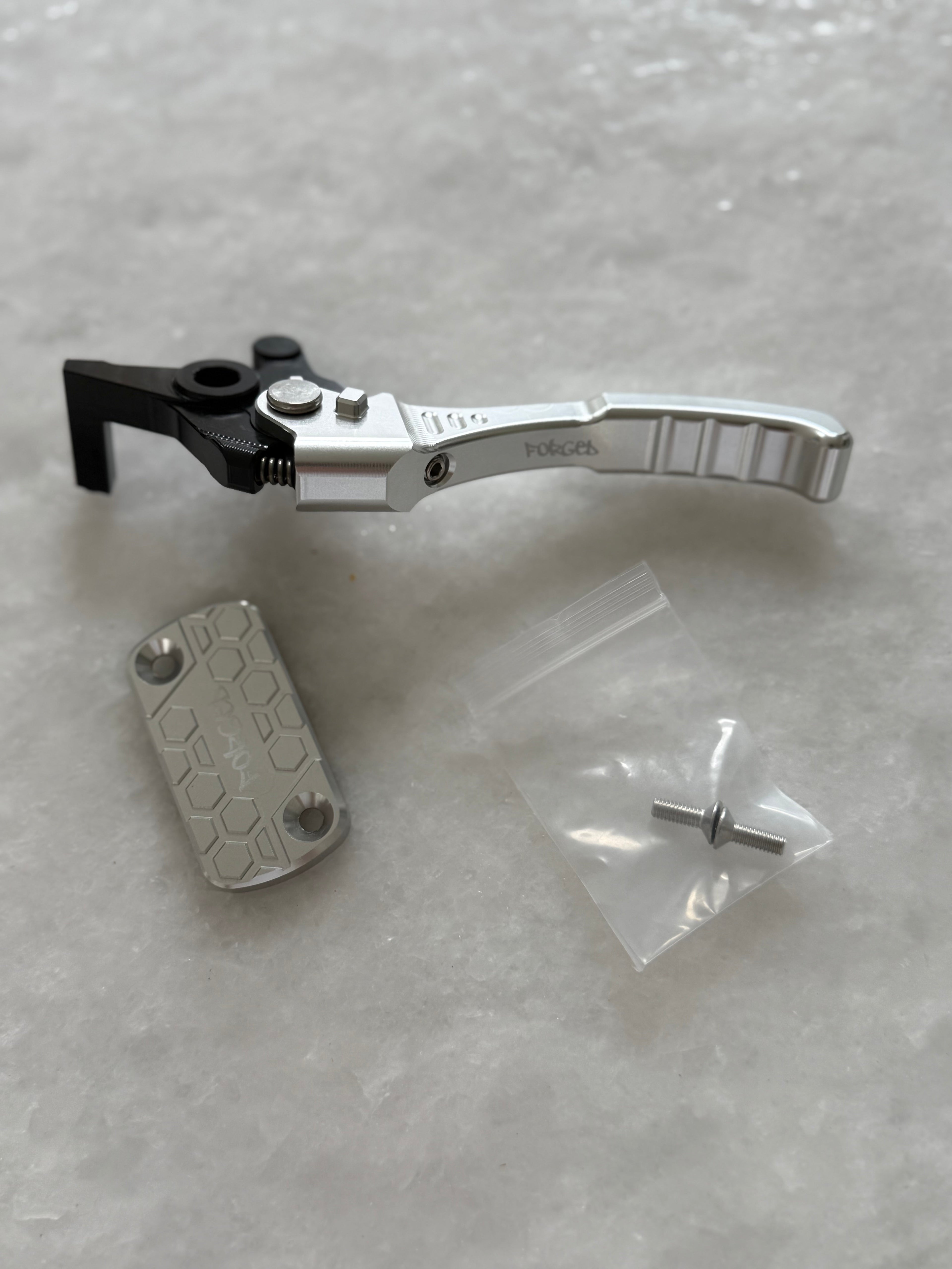 Sur-Ron Ultra Bee Brake Upgrade Kit | CNC Lever, Reservoir Cap & Hardware | Forged Racing