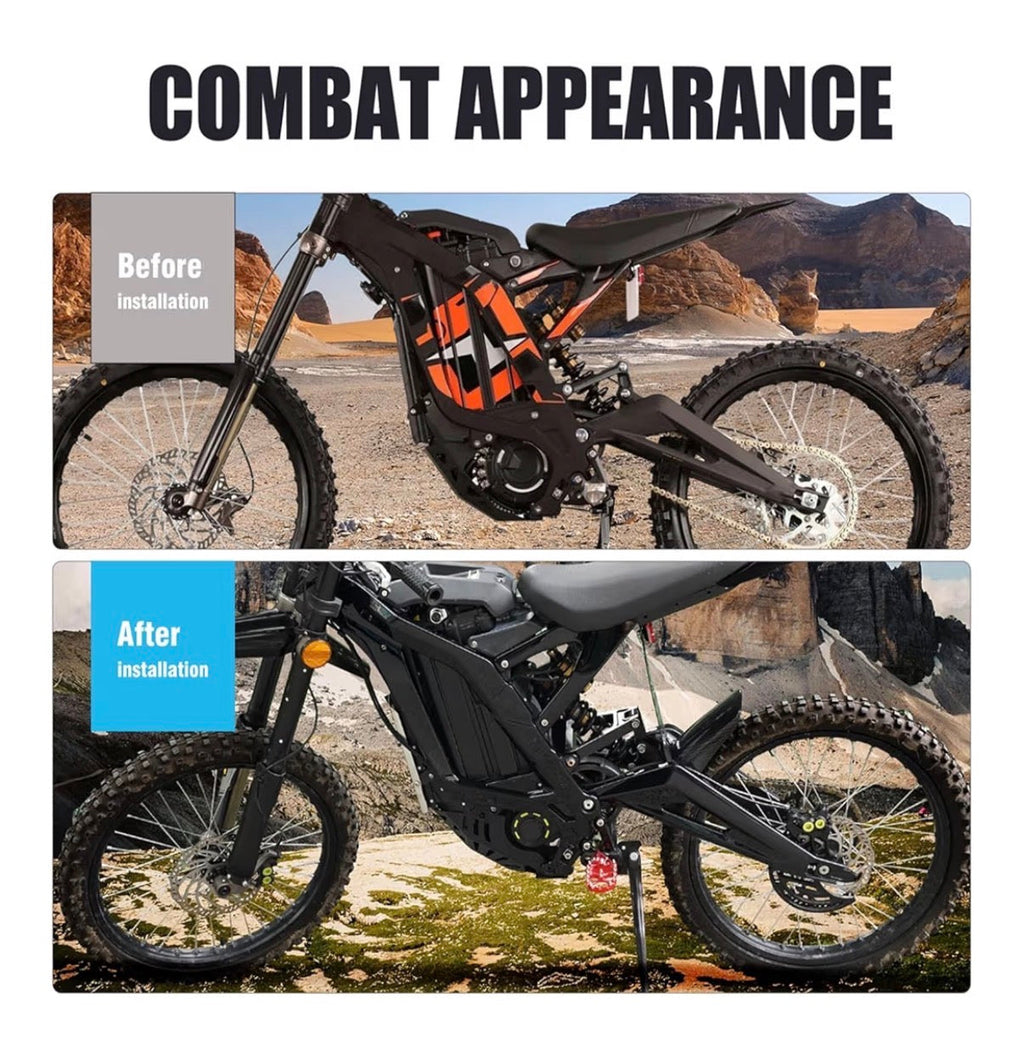 Surron Light Bee Glossy Black Frame Guards