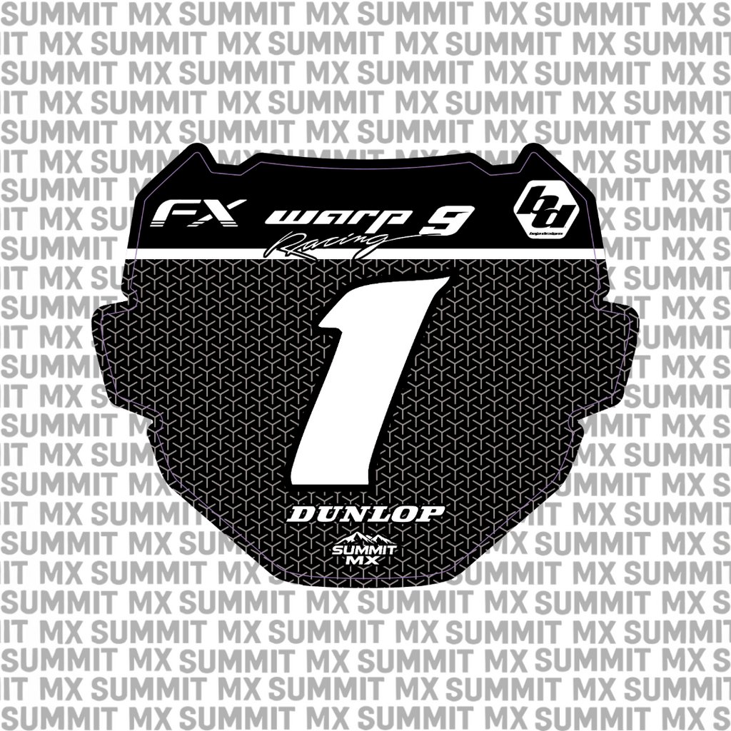 Vertex Number Plate Decal