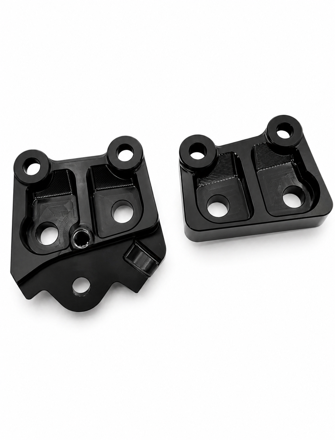 Talaria XXX Metal Foot Peg Brackets | CNC Upgrade Mounts (Black & Chrome)