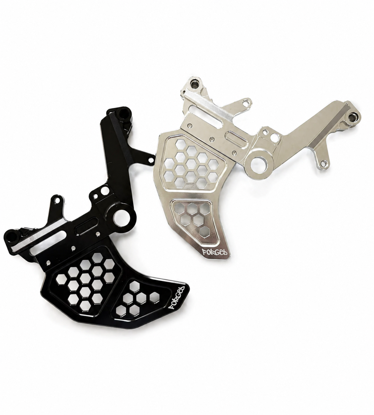 Surron Ultra Bee Dual Caliper Mount | CNC Metal Brake Upgrade w/ Rotor Guard