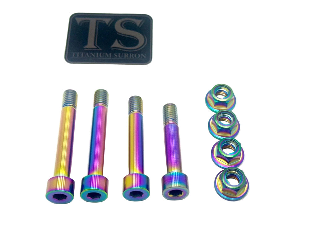 Titanium Rear Linkage Bolt Kit — Surron LBX & Segway