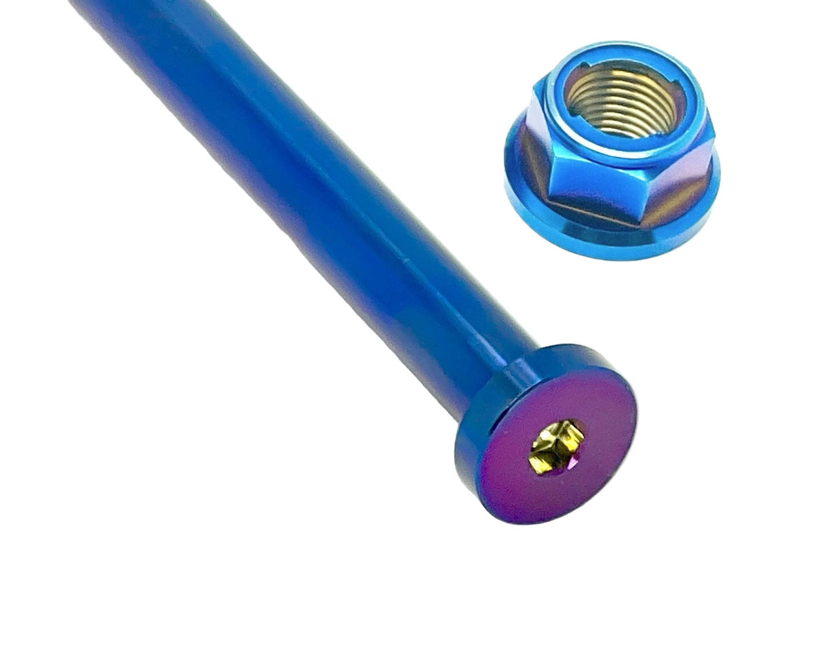 Titanium Rear Axle and Nut - Surron LBX