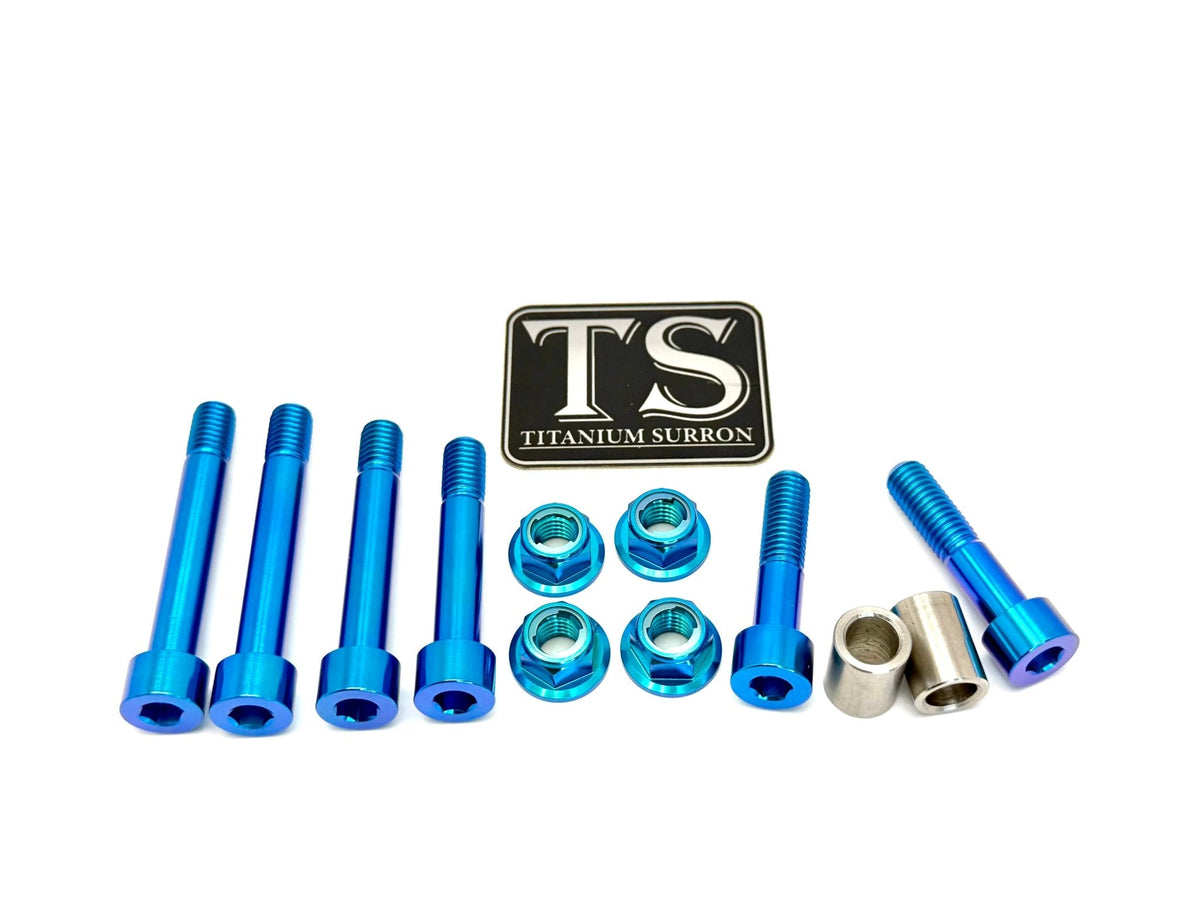 Titanium Rear Linkage Bolt Kit — Surron LBX & Segway