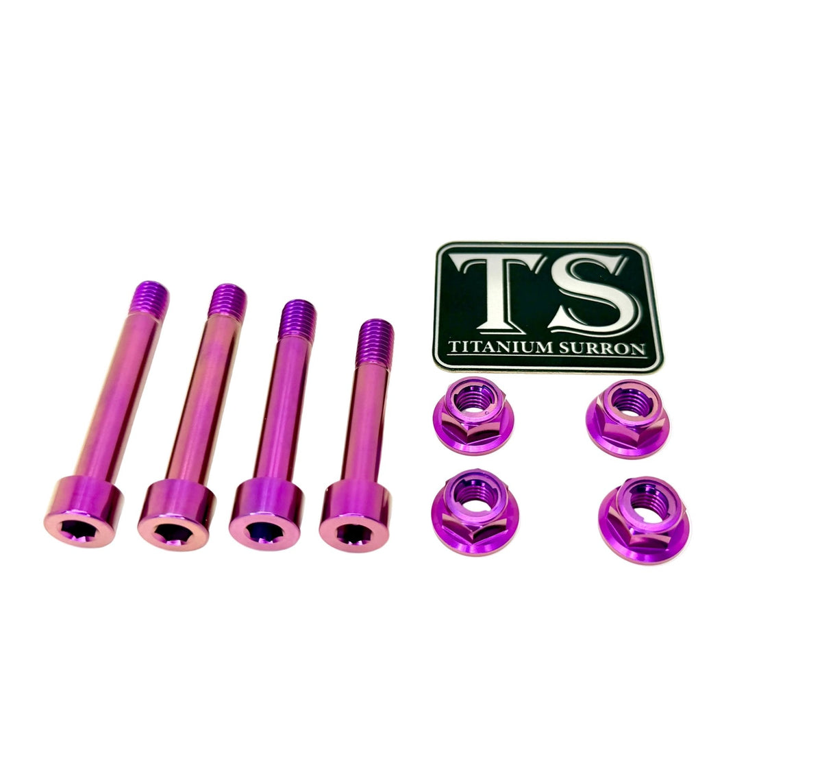 Titanium Rear Linkage Bolt Kit — Surron LBX & Segway