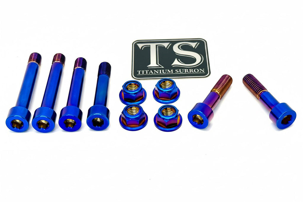 Titanium Rear Linkage Bolt Kit — Surron LBX & Segway