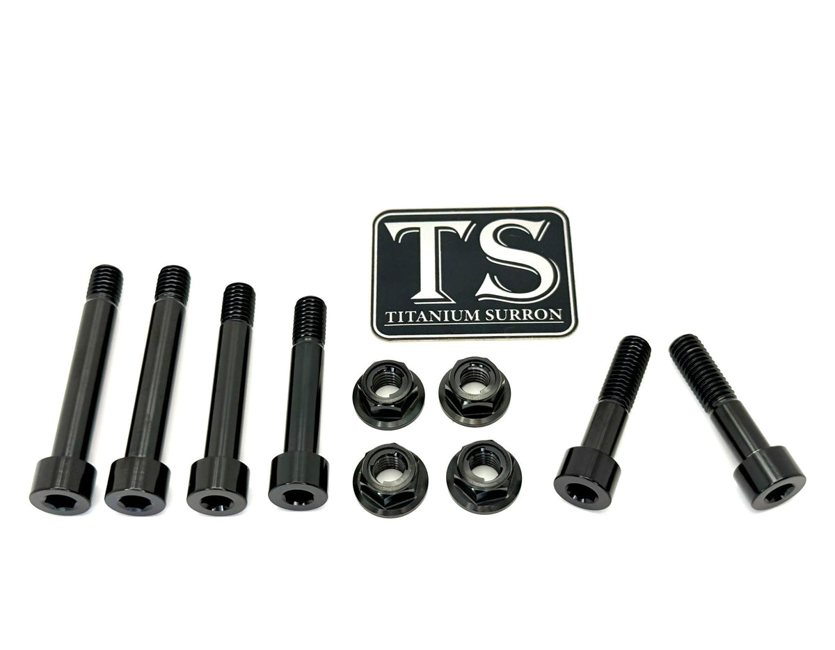 Titanium Rear Linkage Bolt Kit — Surron LBX & Segway