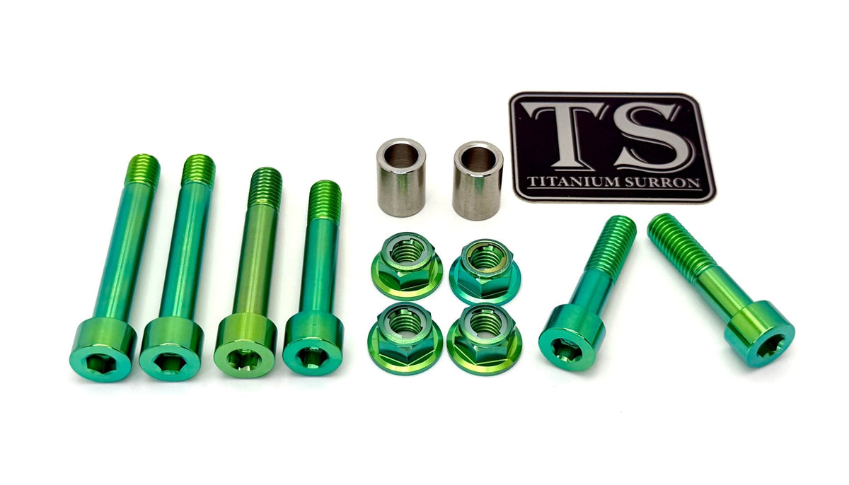 Titanium Rear Linkage Bolt Kit — Surron LBX & Segway