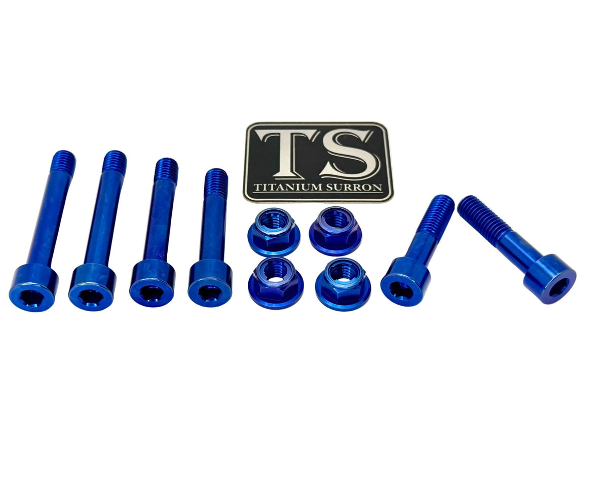 Titanium Rear Linkage Bolt Kit — Surron LBX & Segway