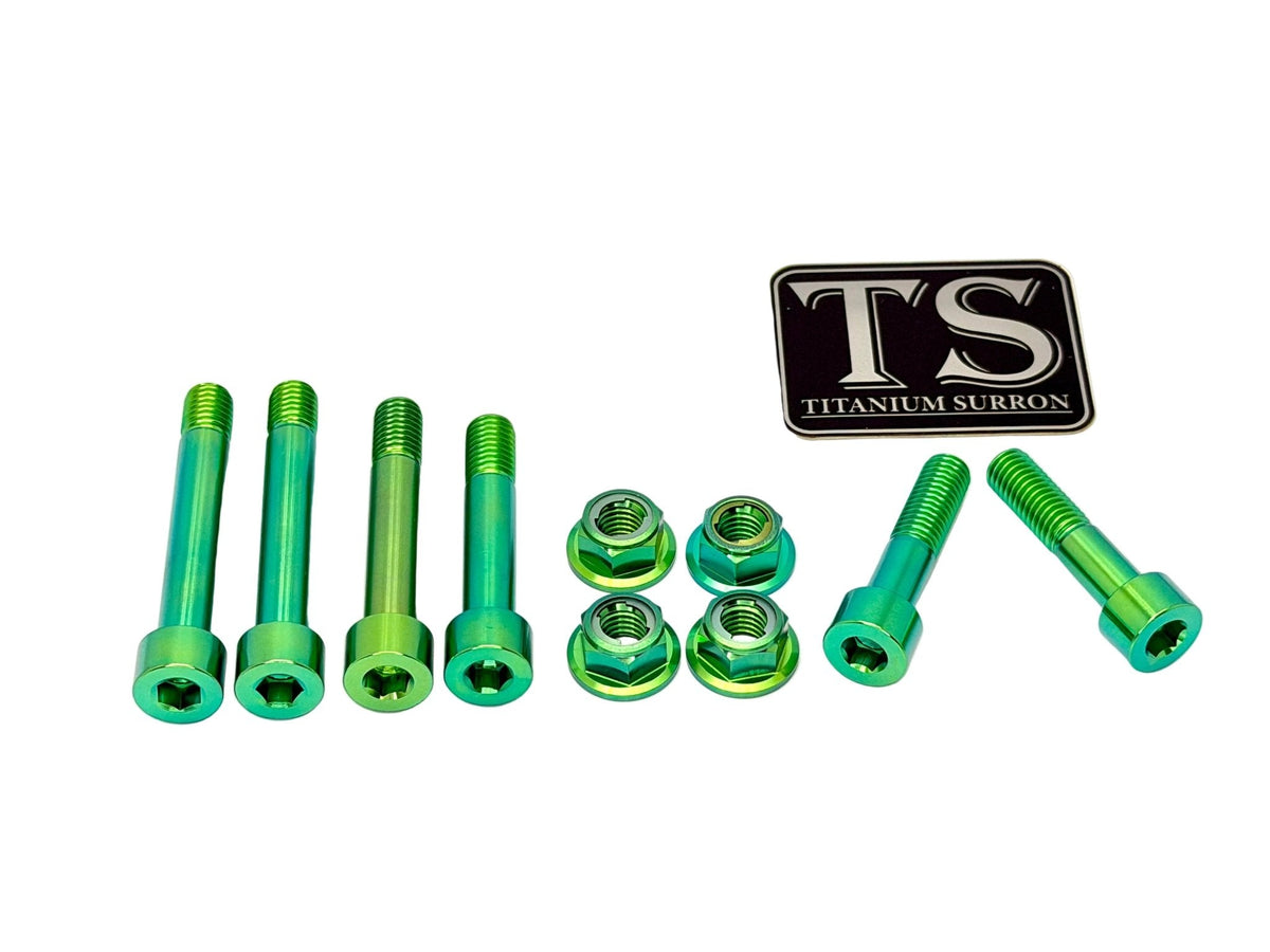 Titanium Rear Linkage Bolt Kit — Surron LBX & Segway