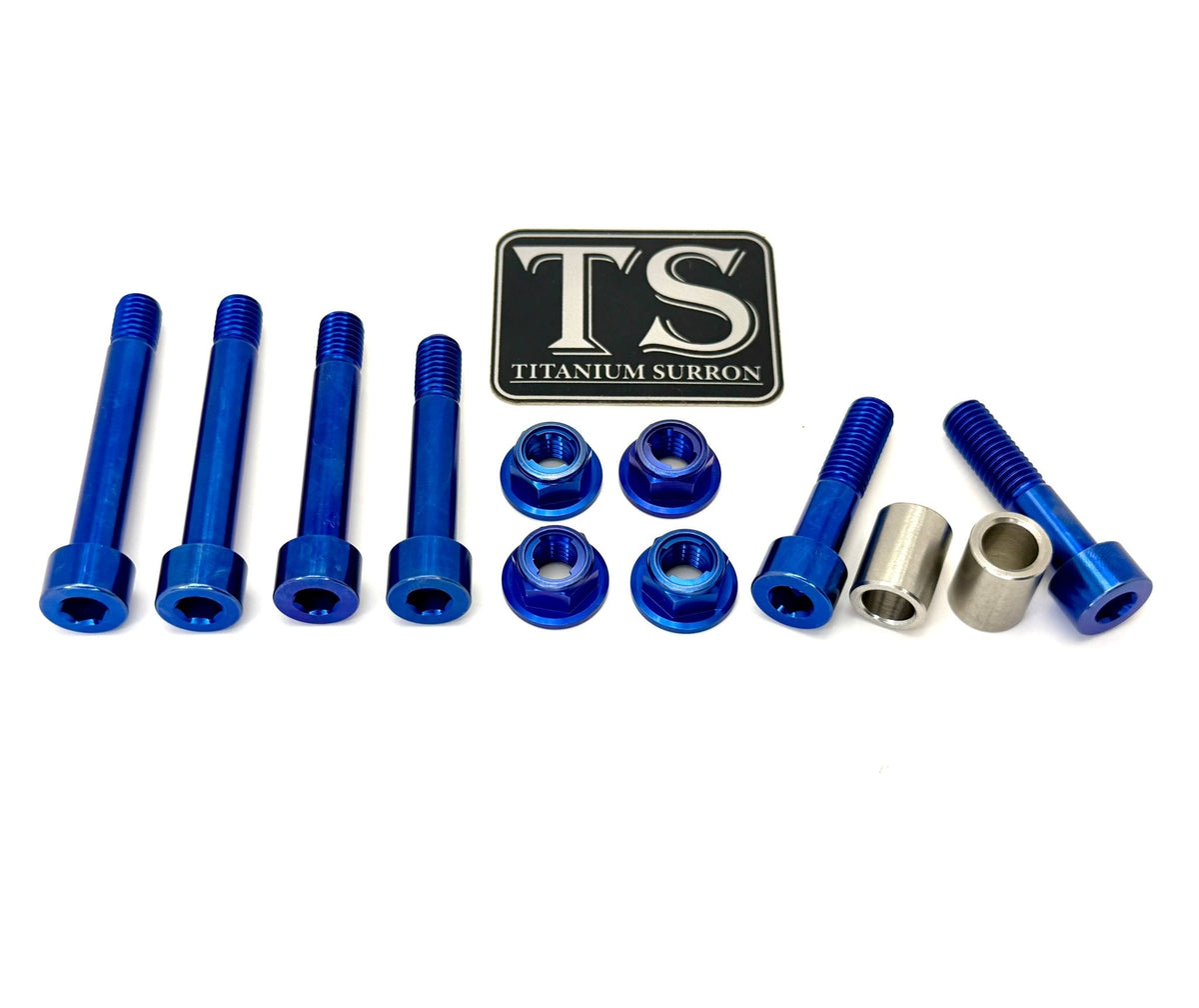 Titanium Rear Linkage Bolt Kit — Surron LBX & Segway
