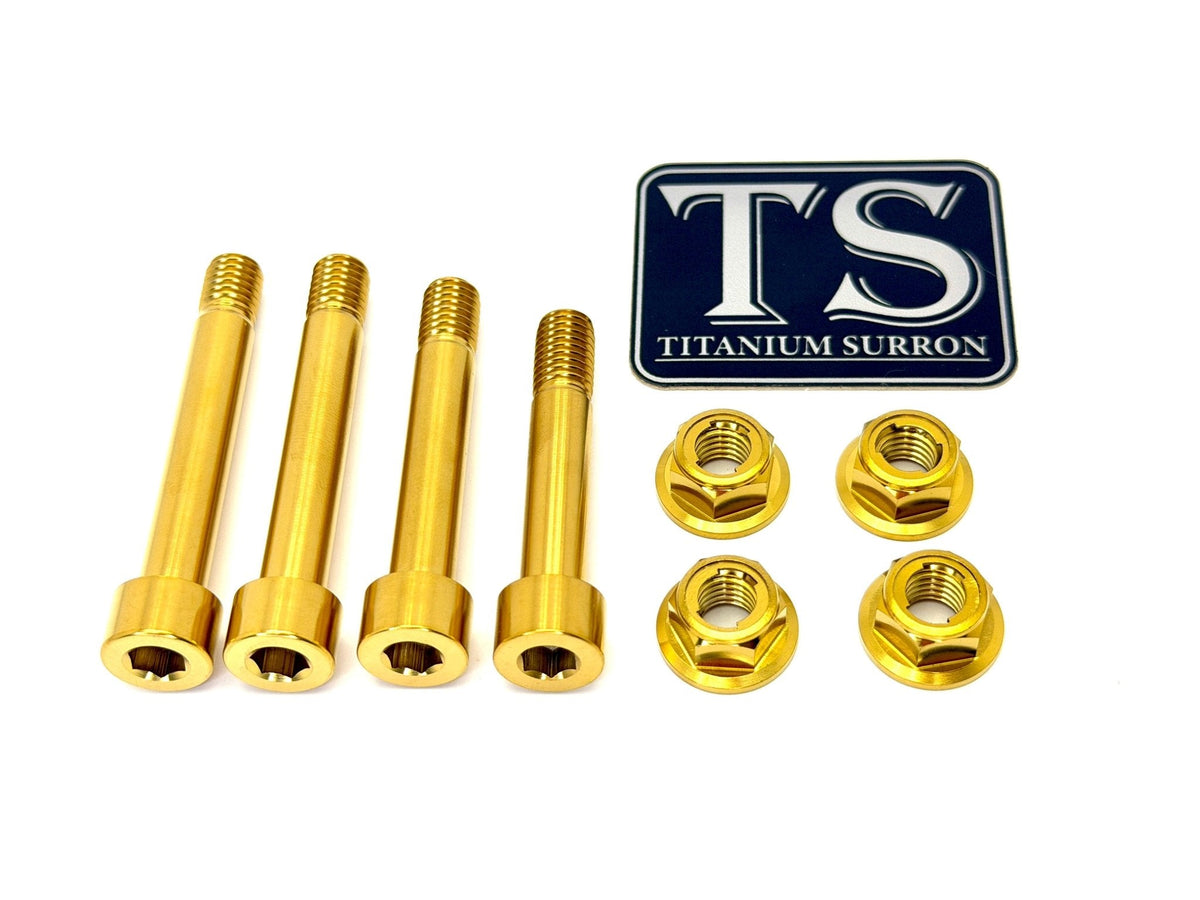 Titanium Rear Linkage Bolt Kit — Surron LBX & Segway