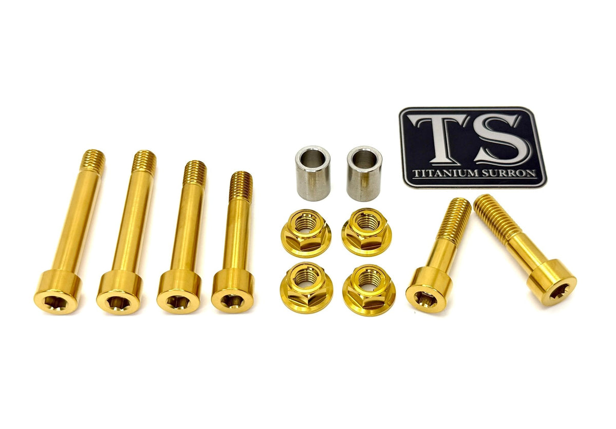 Titanium Rear Linkage Bolt Kit — Surron LBX & Segway