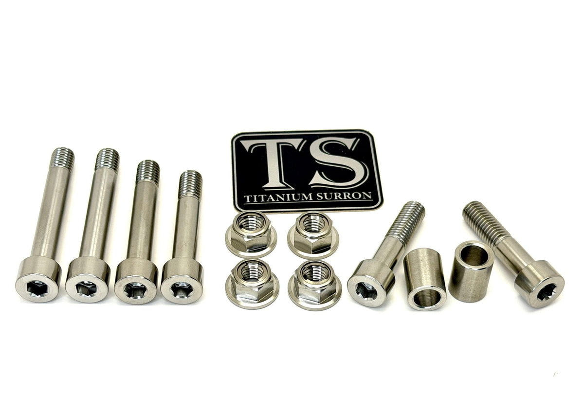 Titanium Rear Linkage Bolt Kit — Surron LBX & Segway