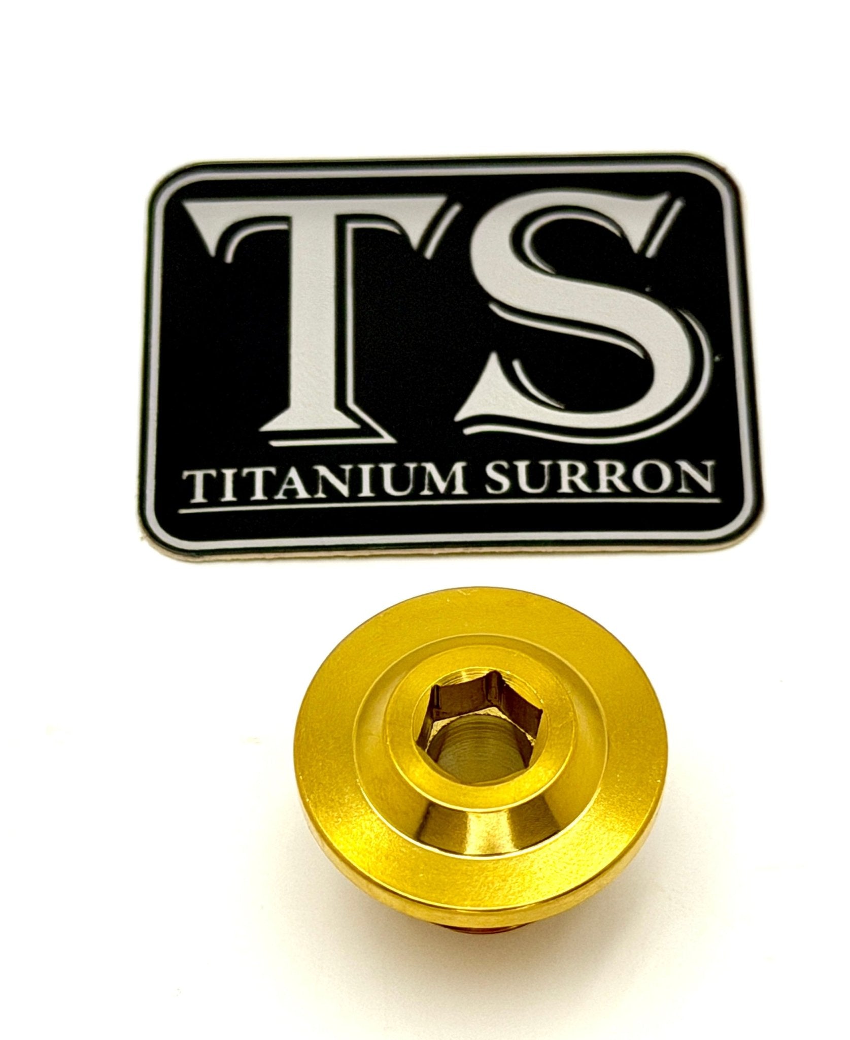 Titanium Surron Ultra Bee OEM KKE Fork Axle End-Bolt