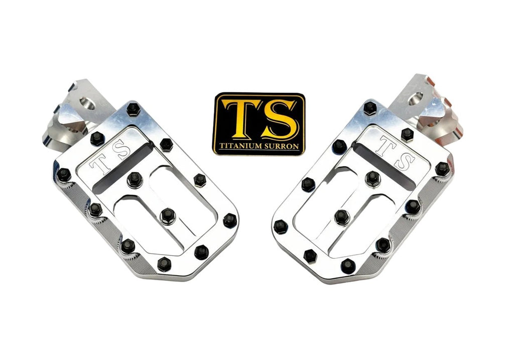 TS Custom Foot Pegs w/ Titanium Grips for Talaria and Altis