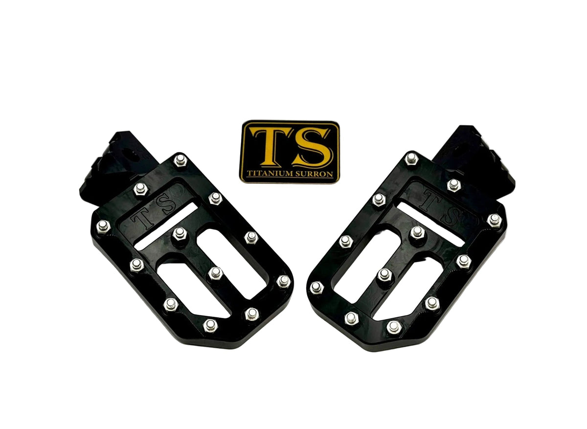 TS Custom Foot Pegs w/ Titanium Grips for Talaria and Altis
