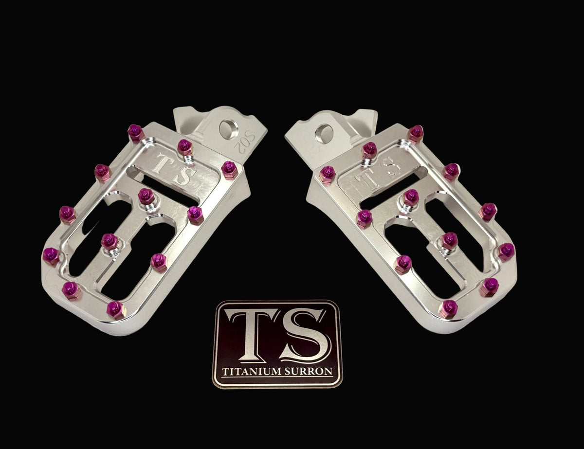 TS Custom Foot Pegs w/ Titanium Grips for Talaria and Altis