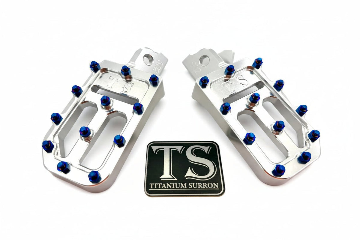 TS Custom Foot Pegs w/ Titanium Grips for Talaria and Altis