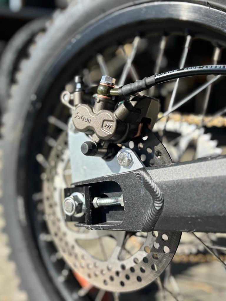 Rawrr Mantis X / X Pro / 72V / Mini Rear Brake Upgrade w/ Surron Ultra Bee HT Caliper